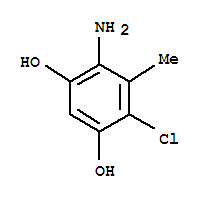 1,3-Benzenediol ,4-amino-6-chloro-5-methyl-Structure,861202-95-1Structure 1,3-Benzenediol ,4-amino-6-chloro-5-methyl- Structure,861202-95-1Structure