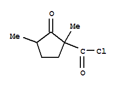 (6ci,9ci)-1,3-二甲基-2-氧代-環(huán)戊烷羰酰氯結構式_86240-55-3結構式