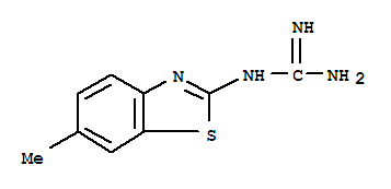 Guanidine, (6-methyl-2-benzothiazolyl)-(9ci)Structure,86328-44-1Structure Guanidine, (6-methyl-2-benzothiazolyl)-(9ci) Structure,86328-44-1Structure