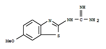 Guanidine, (6-methoxy-2-benzothiazolyl)-(9ci)Structure,86328-45-2Structure Guanidine, (6-methoxy-2-benzothiazolyl)-(9ci) Structure,86328-45-2Structure