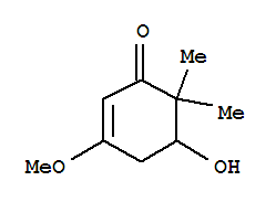 (9ci)-5-羥基-3-甲氧基-6,6-二甲基-2-環(huán)己烯-1-酮結(jié)構(gòu)式_86791-31-3結(jié)構(gòu)式