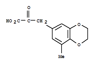 3-(8-Methyl-2,3-dihydro-1,4-benzodioxin-6-yl)-2-oxopropanoic acidStructure,868707-86-2Structure 3-(8-Methyl-2,3-dihydro-1,4-benzodioxin-6-yl)-2-oxopropanoic acid Structure,868707-86-2Structure