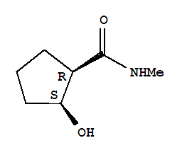 順式-(9ci)-2-羥基-n-甲基-,環(huán)戊烷羧酰胺結(jié)構(gòu)式_86984-35-2結(jié)構(gòu)式