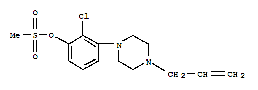 3-(4-Allylpiperazin-1-yl)-2-chlorophenyl methanesulfonateStructure,871355-78-1Structure 3-(4-Allylpiperazin-1-yl)-2-chlorophenyl methanesulfonate Structure,871355-78-1Structure