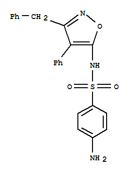 (5CI)-N1-(3-芐基-4-苯基-5-異噁唑)-磺酰胺結(jié)構(gòu)式_874505-09-6結(jié)構(gòu)式