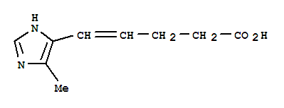 4-Pentenoic acid,5-(4-methyl-1h-imidazol-5-yl)-Structure,874571-07-0Structure 4-Pentenoic acid,5-(4-methyl-1h-imidazol-5-yl)- Structure,874571-07-0Structure