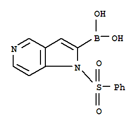1-(Phenylsulfonyl)-1h-pyrrolo[3,2-c]pyridine-2-ylboronic acid Structure,877060-46-3Structure