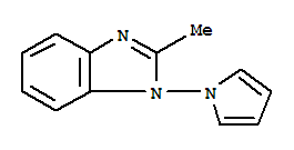 (9ci)-2-甲基-1-(1H-吡咯-1-基)-1H-苯并咪唑結(jié)構(gòu)式_87948-02-5結(jié)構(gòu)式