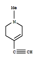 (9CI)-4-乙炔-1,2,3,6-四氫-1-甲基-吡啶結(jié)構(gòu)式_87973-85-1結(jié)構(gòu)式