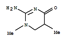 (9ci)-2-氨基-5,6-二氫-1,5-二甲基-4(1H)-嘧啶酮結(jié)構(gòu)式_88075-54-1結(jié)構(gòu)式