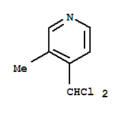 (9CI)-4-(二氯甲基)-3-甲基-吡啶結(jié)構(gòu)式_88237-11-0結(jié)構(gòu)式