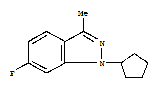 1-Cyclopentyl-6-fluoro-3-methyl-1h-indazoleStructure,885271-69-2Structure 1-Cyclopentyl-6-fluoro-3-methyl-1h-indazole Structure,885271-69-2Structure