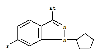 1-Cyclopentyl-3-ethyl-6-fluoro-1h-indazoleStructure,885271-87-4Structure 1-Cyclopentyl-3-ethyl-6-fluoro-1h-indazole Structure,885271-87-4Structure