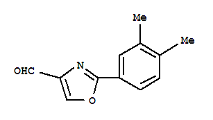 2-(3,4-Dimethyl-phenyl)-oxazole-4-carbaldehydeStructure,885273-32-5Structure 2-(3,4-Dimethyl-phenyl)-oxazole-4-carbaldehyde Structure,885273-32-5Structure