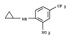 N-cyclopropyl-2-nitro-4-trifluoromethylanilineStructure,887351-41-9Structure N-cyclopropyl-2-nitro-4-trifluoromethylaniline Structure,887351-41-9Structure