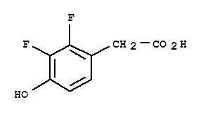 (2,3-Difluoro-4-hydroxy-phenyl)-acetic acidStructure,887587-75-9Structure (2,3-Difluoro-4-hydroxy-phenyl)-acetic acid Structure,887587-75-9Structure