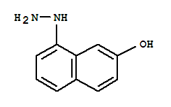 (7-Hydroxy-naphthalen-1-yl)-hydrazineStructure,887592-89-4Structure (7-Hydroxy-naphthalen-1-yl)-hydrazine Structure,887592-89-4Structure