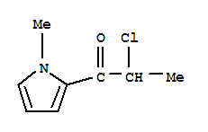 (9ci)-2-氯-1-(1-甲基-1H-吡咯-2-基)-1-丙酮結(jié)構(gòu)式_88773-63-1結(jié)構(gòu)式