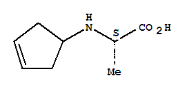 (9ci)-n-(3-環(huán)戊烯-1-基)-L-丙氨酸結(jié)構(gòu)式_88899-15-4結(jié)構(gòu)式