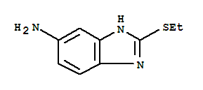 (9ci)-2-(乙基硫代)-1H-苯并咪唑-5-胺結(jié)構(gòu)式_89029-03-8結(jié)構(gòu)式