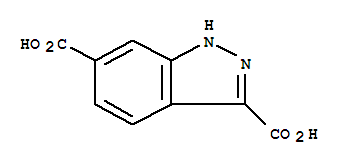 1H-indazole-3,6-dicarboxylic acidStructure,891782-59-5Structure 1H-indazole-3,6-dicarboxylic acid Structure,891782-59-5Structure