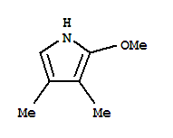 (9ci)-2-甲氧基-3,4-二甲基-1H-吡咯結(jié)構式_89267-89-0結(jié)構式