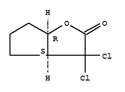順式-(9ci)-3,3-二氯六氫-2H-環(huán)戊并[b]呋喃-2-酮結構式_89344-94-5結構式