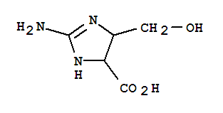 2-Imidazoline-5-carboxylic acid, 2-amino-4-(hydroxymethyl)-(7ci)Structure,89417-96-9Structure 2-Imidazoline-5-carboxylic acid, 2-amino-4-(hydroxymethyl)-(7ci) Structure,89417-96-9Structure