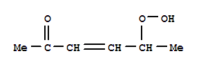 (7ci)-1-甲基-4-氧代-2-戊烯基氫過氧化物結構式_89489-63-4結構式