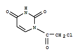 2,4(1H,3h)-pyrimidinedione, 1-(chloroacetyl)-(9ci)Structure,89581-68-0Structure 2,4(1H,3h)-pyrimidinedione, 1-(chloroacetyl)-(9ci) Structure,89581-68-0Structure