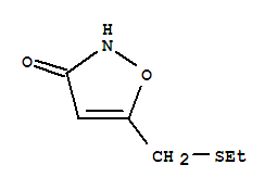 (9ci)-5-[(乙基硫代)甲基]-3(2H)-異噁唑酮結(jié)構(gòu)式_89660-63-9結(jié)構(gòu)式