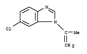 (9ci)-6-氯-1-(1-甲基乙烯)-1H-苯并咪唑結構式_89664-12-0結構式