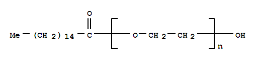 Alpha-(1-oxohexadecyl)-omega-hydroxy-poly(oxy-1,2-ethanediyl)Structure,9004-94-8Structure Alpha-(1-oxohexadecyl)-omega-hydroxy-poly(oxy-1,2-ethanediyl) Structure,9004-94-8Structure