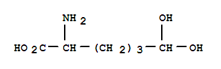  6,6-二羥基-正亮氨酸結(jié)構(gòu)式_90115-15-4結(jié)構(gòu)式