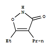 (9ci)-5-乙基-4-丙基-3(2H)-異噁唑酮結構式_90124-64-4結構式