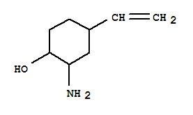 (9ci)-2-氨基-4-乙烯-環(huán)己醇結(jié)構(gòu)式_90125-42-1結(jié)構(gòu)式