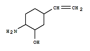 (9ci)-2-氨基-5-乙烯-環(huán)己醇結(jié)構(gòu)式_90125-43-2結(jié)構(gòu)式