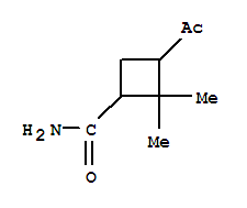 (9ci)-3-乙?；?2,2-二甲基-環(huán)丁烷羧酰胺結(jié)構(gòu)式_90139-85-8結(jié)構(gòu)式