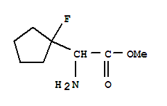 (9ci)--alpha--氨基-1-氟-環(huán)戊烷乙酸甲酯結(jié)構(gòu)式_90428-04-9結(jié)構(gòu)式