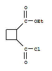 (7ci)-2-(氯甲?；?-環(huán)丁烷羧酸乙酯結(jié)構(gòu)式_90532-26-6結(jié)構(gòu)式