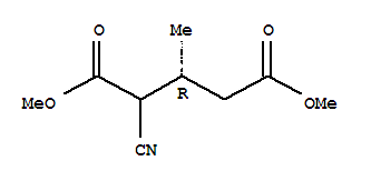 (3r)-(9ci)-2-氰基-3-甲基戊二酸二甲酯結構式_906126-78-1結構式