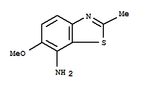 7-Benzothiazolamine,6-methoxy-2-methyl-(9ci)Structure,90674-32-1Structure 7-Benzothiazolamine,6-methoxy-2-methyl-(9ci) Structure,90674-32-1Structure