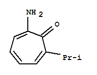 (7ci)-2-氨基-7-異丙基-2,4,6-環(huán)庚三烯-1-酮結(jié)構(gòu)式_90874-68-3結(jié)構(gòu)式