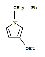 (9ci)-3-乙氧基-1-(苯基甲基)-1H-吡咯結構式_90968-46-0結構式