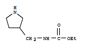 (9ci)-(3-吡咯烷甲基)-氨基甲酸乙酯結(jié)構(gòu)式_91189-31-0結(jié)構(gòu)式