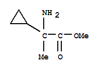 (9ci)-alpha-氨基-alpha-甲基-環(huán)丙烷乙酸結(jié)構(gòu)式_91456-37-0結(jié)構(gòu)式