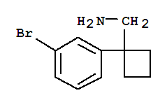 Cyclobutanemethanamine, 1-(3-bromophenyl)-Structure,915690-61-8Structure Cyclobutanemethanamine, 1-(3-bromophenyl)- Structure,915690-61-8Structure