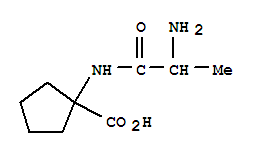 (7ci)-1-(2-氨基丙酰胺)-環(huán)戊烷羧酸結(jié)構(gòu)式_91633-91-9結(jié)構(gòu)式