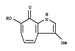 (7ci)-7-羥基-3-甲基-環(huán)庚并[b]吡咯-8(1h)-酮結(jié)構(gòu)式_91880-83-0結(jié)構(gòu)式