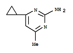 (9ci)-4-環(huán)丙基-6-甲基-2-嘧啶胺結構式_92238-61-4結構式